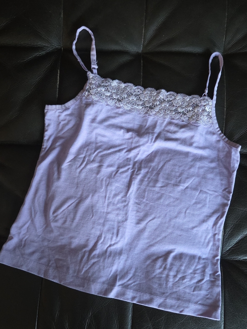 LOFT Lilac Lace-Trim Camisole